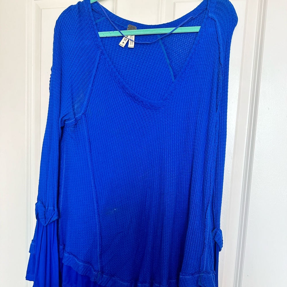 Free people flowy long sleeve top